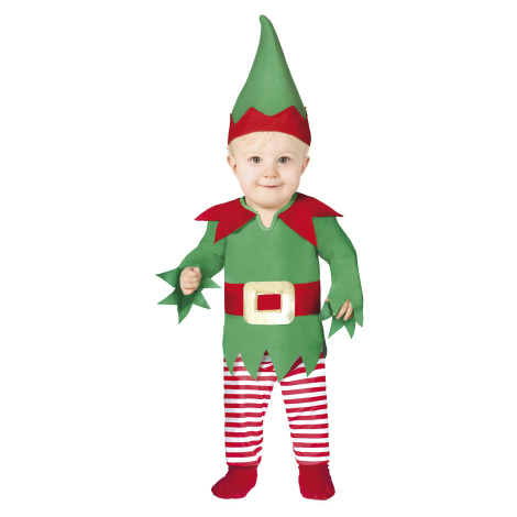 Guirca Dětský kostým  Vánoční skřítek Velikost nejmenší: 12 - 18 měsíců