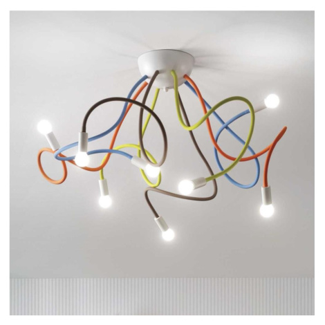 Ideal Lux - Lustr na tyči MULTIFLEX 8xE14/28W/230V 159010