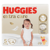 HUGGIES® Plenky jednorázové Extra Care 5 (12-17 kg) 28 ks