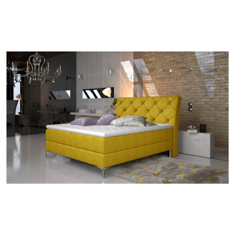 Artelta Manželská postel ADEL Boxspring | 180 x 200 cm barevné provedení: Omega 68