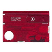 Victorinox Swiss Card Lite Translucent červený