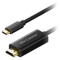 AlzaPower Core USB-C na HDMI 4K 1m černý