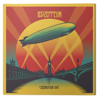 Obraz na plátně Led Zeppelin - Celebration Day, 2 cm - 40×40 cm