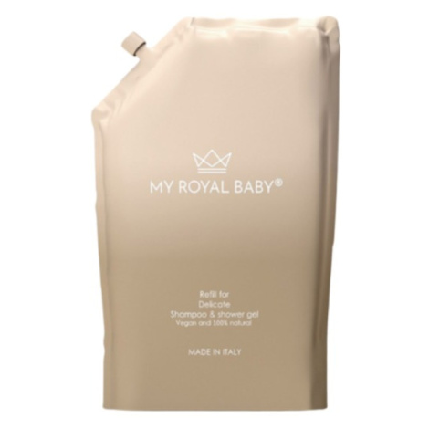 MyRoyalBaby jemný šampon a sprchový gel 2v1 náhradní náplň 380ml