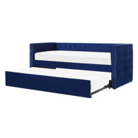 BELIANI postel GASSIN 90 × 200 cm, sametová, modrá