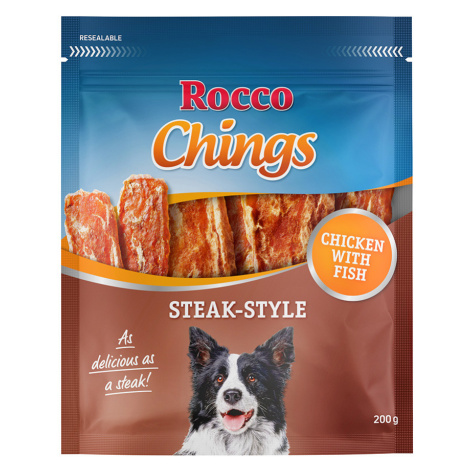 Výhodné balení: Rocco Chings Steak Style - Kuřecí maso 12 x 200 g