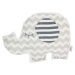 Šedý dětský polštářek s příměsí bavlny Mike & Co. NEW YORK Pillow Toy Elephant, 34 x 24 cm