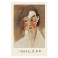 Obrazová reprodukce The Girl with the Rosy cheeks - Helene Schjerfbeck, 26.7x40 cm