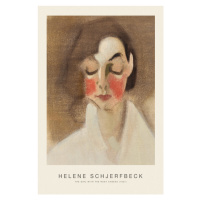 Obrazová reprodukce The Girl with the Rosy cheeks - Helene Schjerfbeck, 26.7 × 40 cm