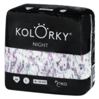 KOLORKA NIGHT - L (8-13 kg) - 19 ks - noční jednorázové eko plenky