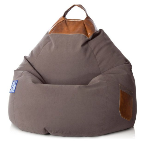 Sitting Point Sedací vak Beanbag Jamie (hnědá, XXL (300 l))