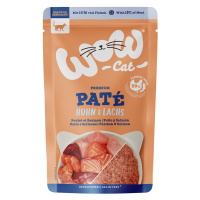 WOW Cat Adult 12 × 125 g - kuřecí a losos