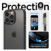 Spigen Ultra Hybrid pouzdro na iPhone 14 PRO MAX 6.7" Frost black
