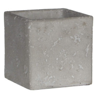 Obal hranatý cementový JIMMY šedý 10cm