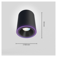 Calex Calex Smart Halo Spot LED stropní bodovka, černá