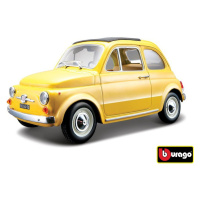 Bburago 1:24 Fiat 500 F 1965 Yellow,  W007305