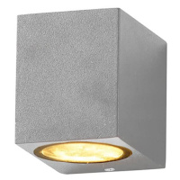 WALL LAMP ALUMINIUM SILVER BODY GU10 SOCKET