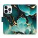 iSaprio flip pouzdro Blue Flowers 02 pro iPhone 15 Pro