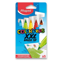 Fixy Maped Color´Peps XXL Brush, 5 barev