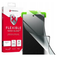 Odolné hybridní sklo Antibakteriální Forcell Flexible 5D pro iPhone 15