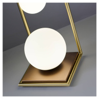 miloox by Sforzin Stolní lampa Buble zlatá opál 4 zdroje stmívač