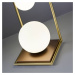 miloox by Sforzin Stolní lampa Buble zlatá opál 4 zdroje stmívač