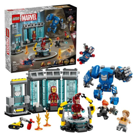LEGO® Marvel 76315 Iron Man a jeho laboratoř: Síň brnění