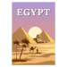 Ilustrace Ancient Sphinx, Egypt Pharaoh Pyramids Vintage, VectorUp, 26.7 × 40 cm