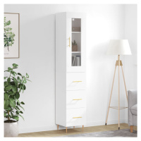 vidaXL Skříň highboard bílá 34,5 x 34 x 180 cm kompozitní dřevo