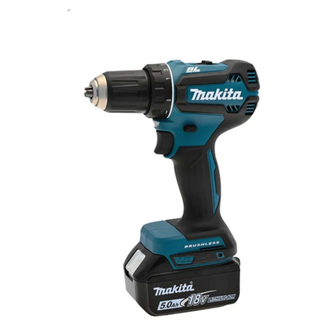Makita Nářadí - 18V AKU vrtací šroubovák, 2x aku 5,0 Ah, nabíječka DDF485RTJ
