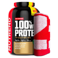 Nutrend 100% Whey Protein banán + jahoda dárková sada 2250 g + ručník