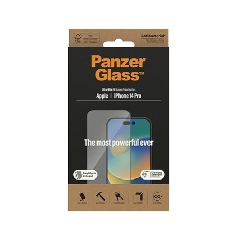 PanzerGlass Apple iPhone 14 Pro s instalačním rámečkem