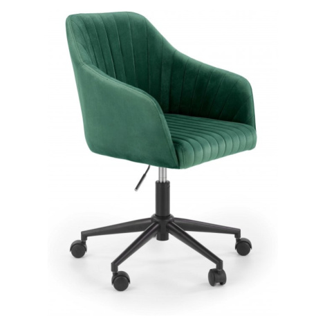 Kancelářská židle FRESCO Tmavě zelená Halmar