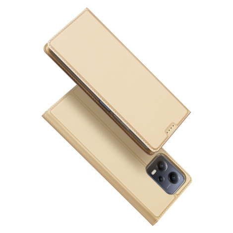 DUX DUCIS Skin knížkové pouzdro na Xiaomi Redmi Note 12 PRO PLUS Gold