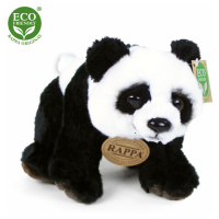 Plyšová panda sedící nebo stojící 22 cm, ECO-FRIENDLY