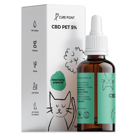 CURE POINT CBD olej CurePoint pro zvířata 10ml