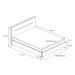 Čalouněná postel KAROLÍNA šedá rozměr 120x200 cm