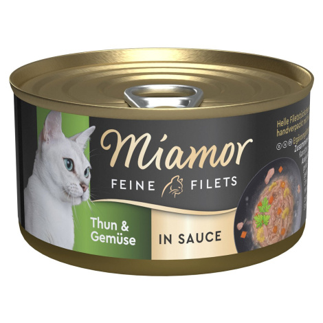 Miamor jemné filety v omáčce, tuňák se zeleninou 48 × 85 g