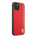 Ferrari FESAXHCP13SRE hard silikonové pouzdro iPhone 13 Mini 5.4" red On Track Carbon Stripe