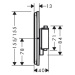 HANSGROHE ShowerSelect Comfort Termostatická baterie pod omítku, chrom 15574000