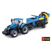 Bburago 10cm Farm tractor New Holland T7.315 s kultivátorem