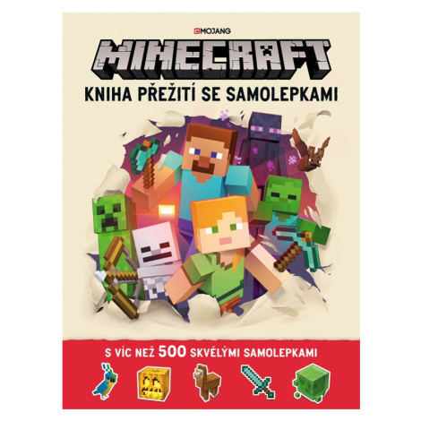 Minecraft - Kniha přežití se samolepkami - kolektiv