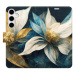 iSaprio flip pouzdro Gold Flowers pro Samsung Galaxy S24+