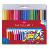 Dětské fixy Faber-Castell Grip - sada 20 barev