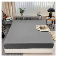 Homa jersey prostěradlo BASIC grey 115 g Homa jersey prostěradlo BASIC grey 115 g - 180x200 cm