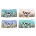 Signes Grimalt Square Butterfly Plate 4U ruznobarevne