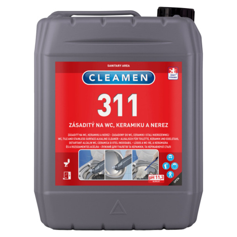CLEAMEN 311 zásaditý WC 750 ml Varianta: CLEAMEN 311 zásaditý na WC, keramiku a nerez 5 l