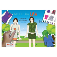 Modelka Lisa - Jednoduchá vystřihovánka