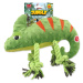 Hračka Dog Fantasy Jungle chameleon pískací zelená 28cm ​