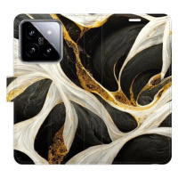 iSaprio flip pouzdro BlackGold Marble pro Xiaomi 14